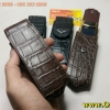 Bao đựng vertu da cá sấu